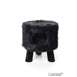 Huebii Fluffy Large Black