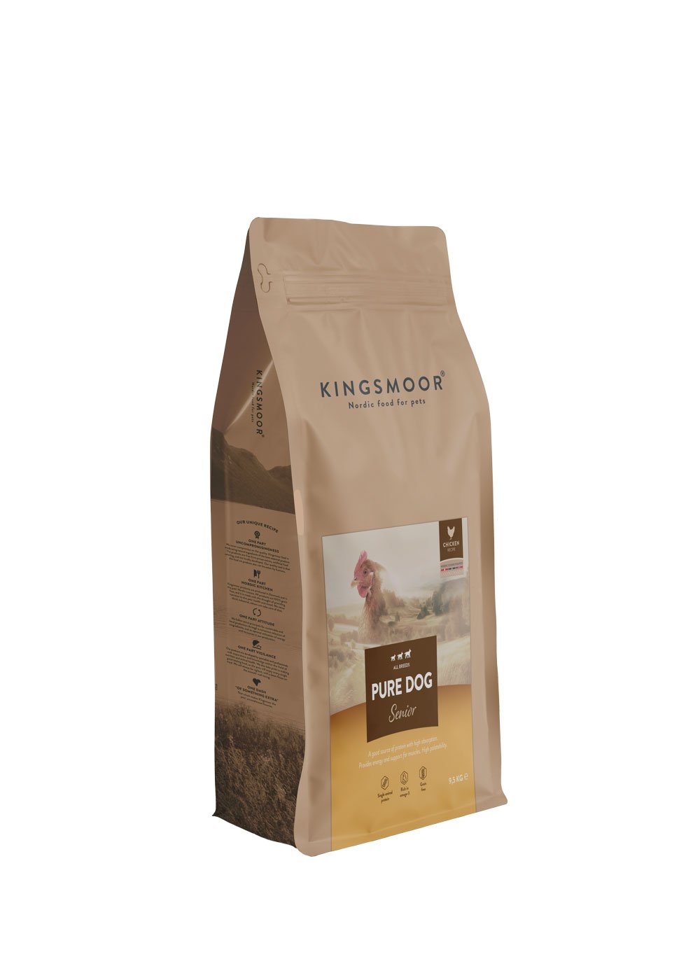 PURE CHICKEN Senior All Breeds 9,5KG - Hundefoder - NPG Brands A/S