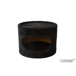 Round Cave Plusch  1 side, 56 cm black