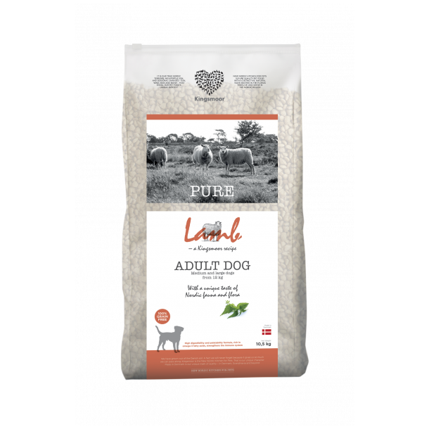 PURE LAMB, DOG, LARGE, 10,5 KG