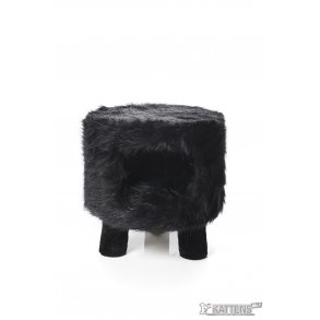 Huebii Fluffy Small Black