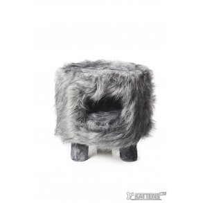 Huebii Fluffy Small Grey